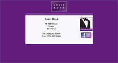 Desktop Screenshot of louisboyd.com