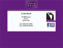 Tablet Screenshot of louisboyd.com